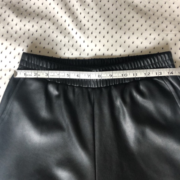 Aqua by Bloomingdales faux leather joggers - Picture 9 of 10